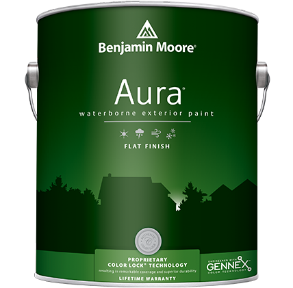 Aura&reg; Pintura Exterior - Liso Sin Brillo (Flat)