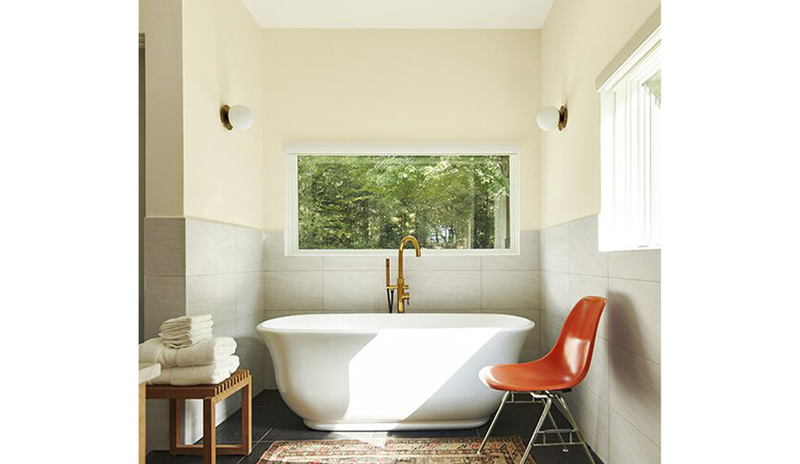Baño pintado en color Grand Teton Blanco OC-132